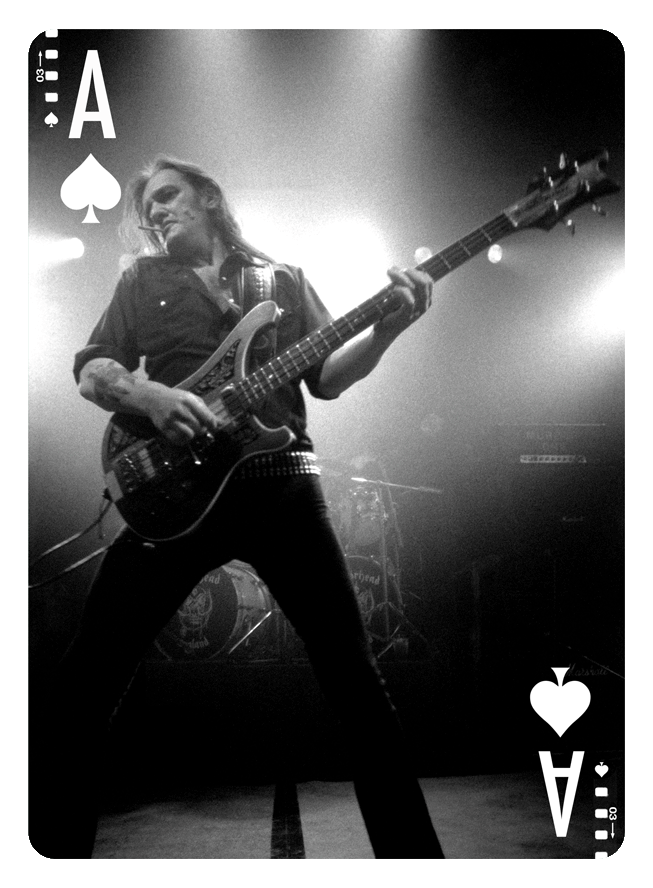 Ace of Spades from Rock Edition Playing Cards