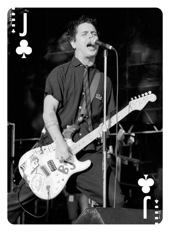 Jack of Clubs from Rock Edition Playing Cards