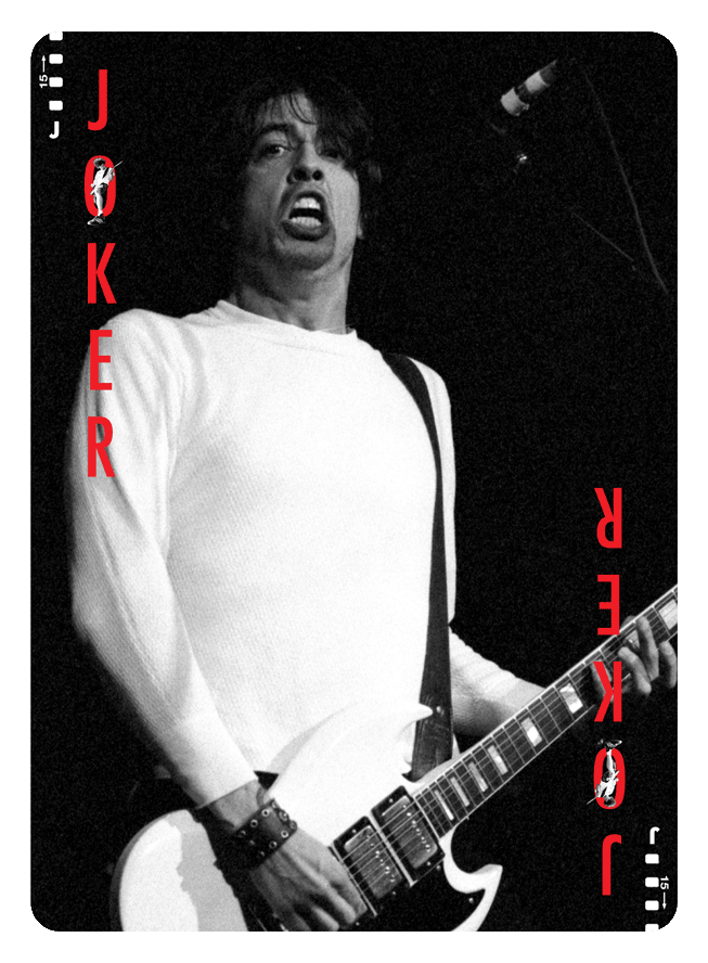 Card 17 from Rock Edition Playing Cards